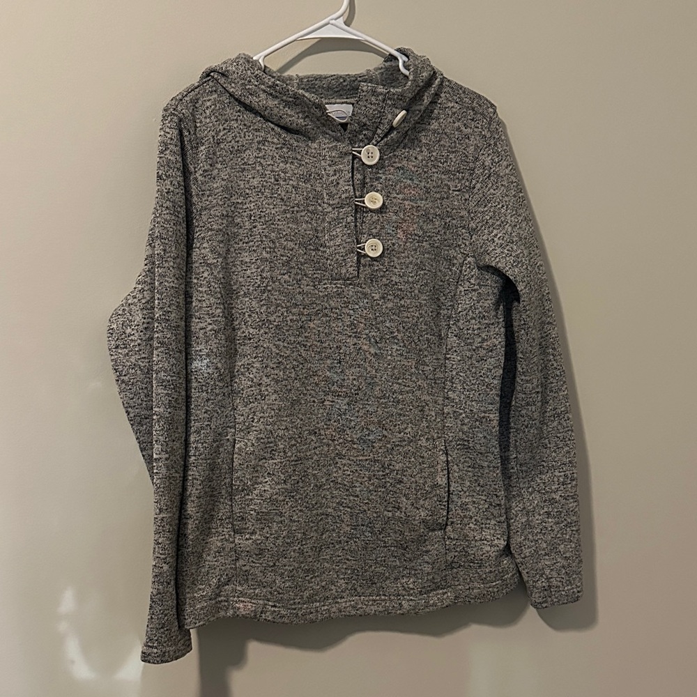 Columbia Women's Heathered Gray Cowl Neck Sweater